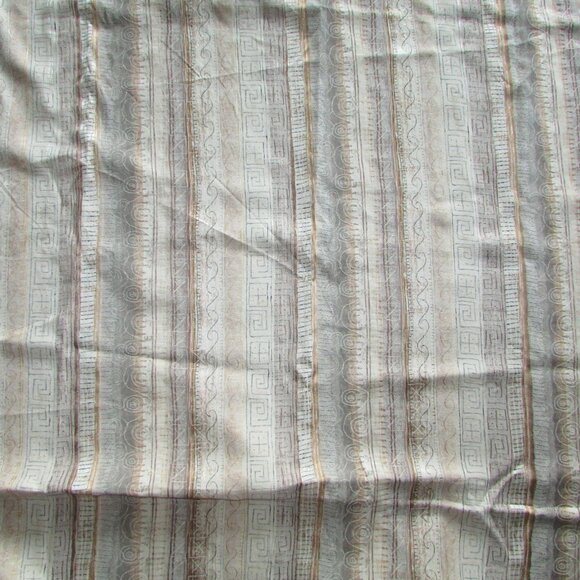 Tans and Gold Geometric Textured Upholstery Fabric ~ 2.9 metres - Picture 8 of 15